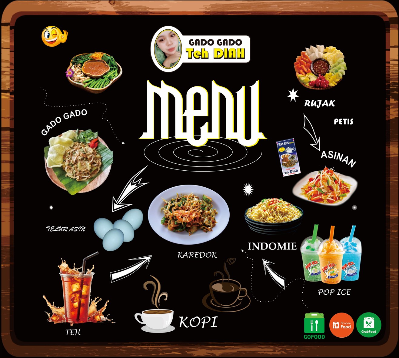 Header Gado Gado Teh Diah